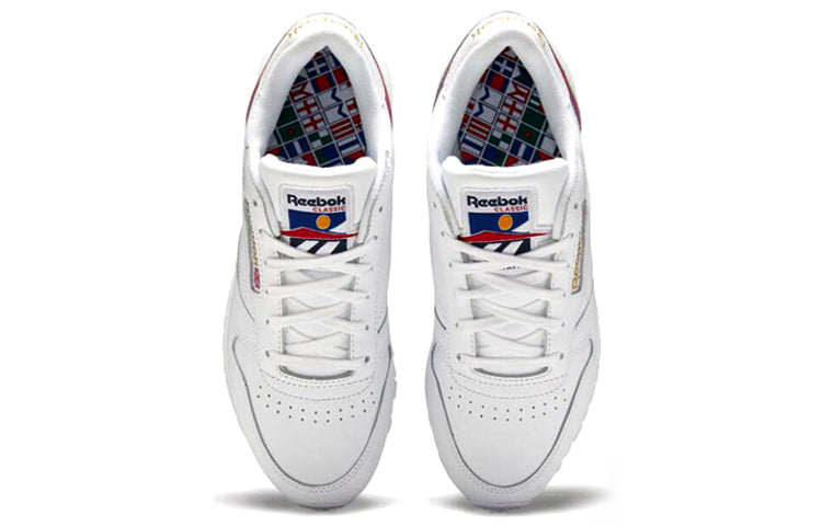 (WMNS) Reebok Classic Leather 'Collage of Flags' EG5975