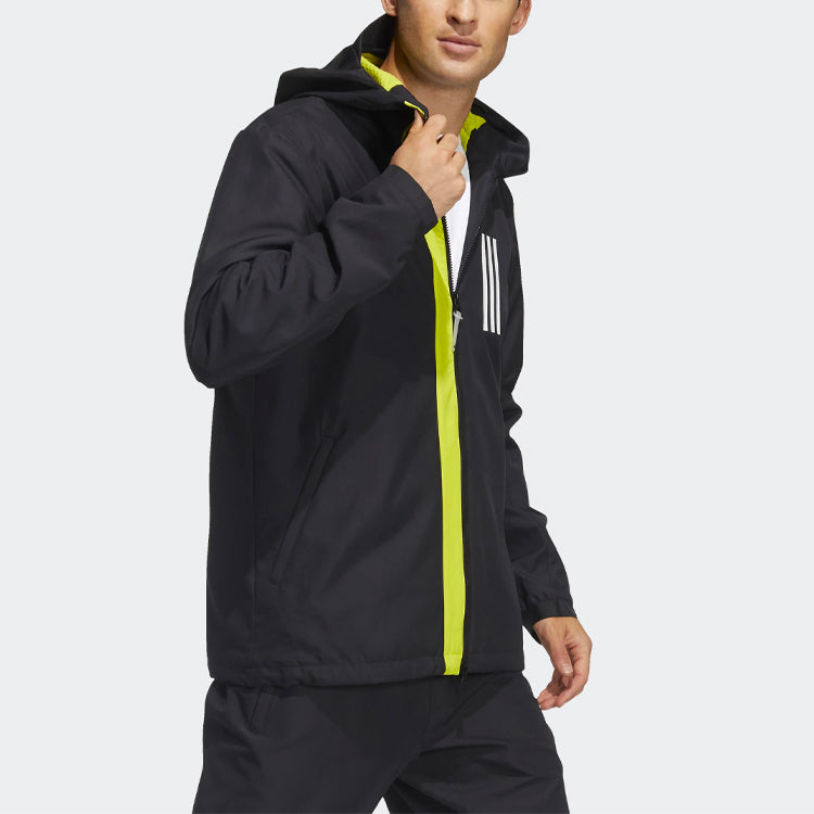 Men's adidas Zipper Hooded Jacket Black GL8693