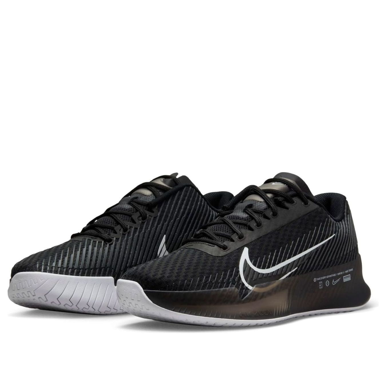 (WMNS) Nike Court Air Zoom Vapor 11 HC 'Black White' DR6965-001