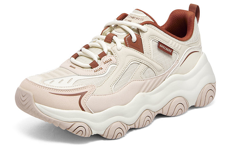(WMNS) Skechers D'lites 1.0 Sneakers 'Beige Pink' 896265-NTBR