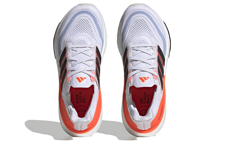 (WMNS)adidas Ultra Boost Light White Black Solar Red HQ6353
