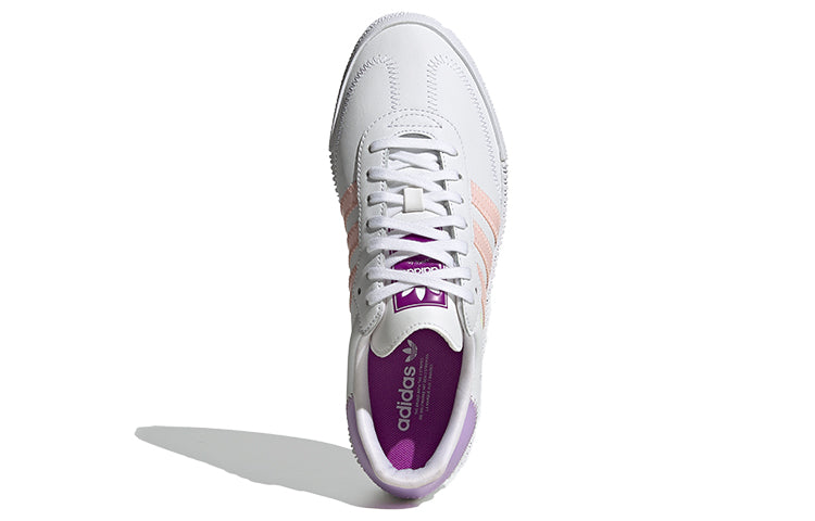 (WMNS) adidas Sambarose 'White Pink Purple' FX8103