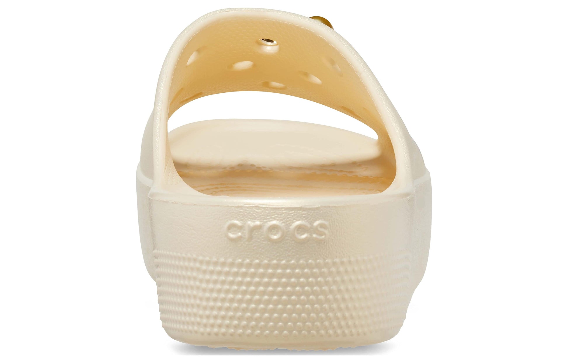 (WMNS) Crocs Classic Crystals Pearls Platform Slides 'White' 208388-108