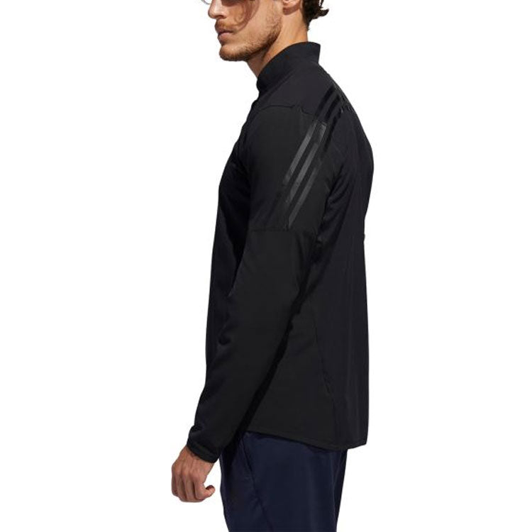 adidas Aero 3s Jkt Casual Sports Training Jacket Black FJ6138