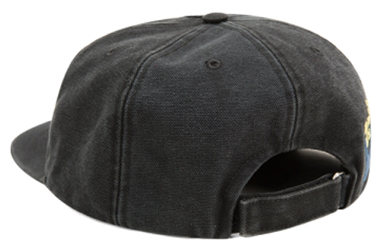 Off-White FW21 Cotton Minimalistic Casual Alphabet Printing Cap Black OMLB022R21FAB0011040-1