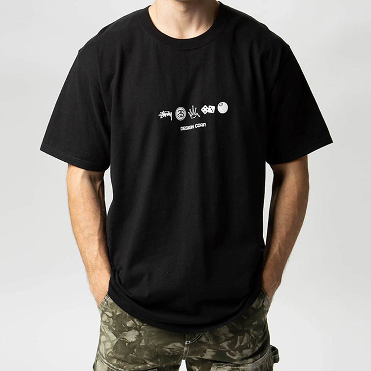 Stussy Earth Printing Short Sleeve Unisex Black 1904506-BLK