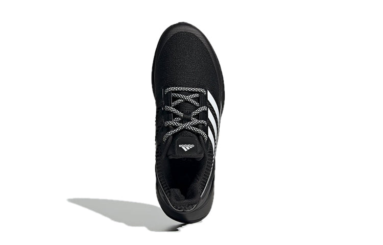 (GS) adidas RapidaRun Knit J 'Core Black' EE7638