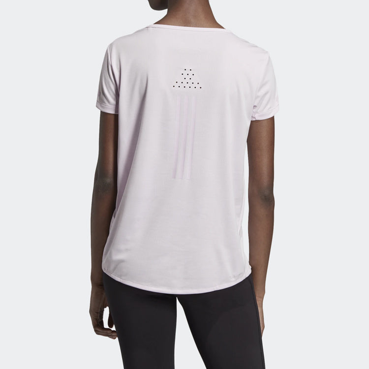 (WMNS) adidas Climachill Training Sports Round Neck Short Sleeve 'Pink' EI6384