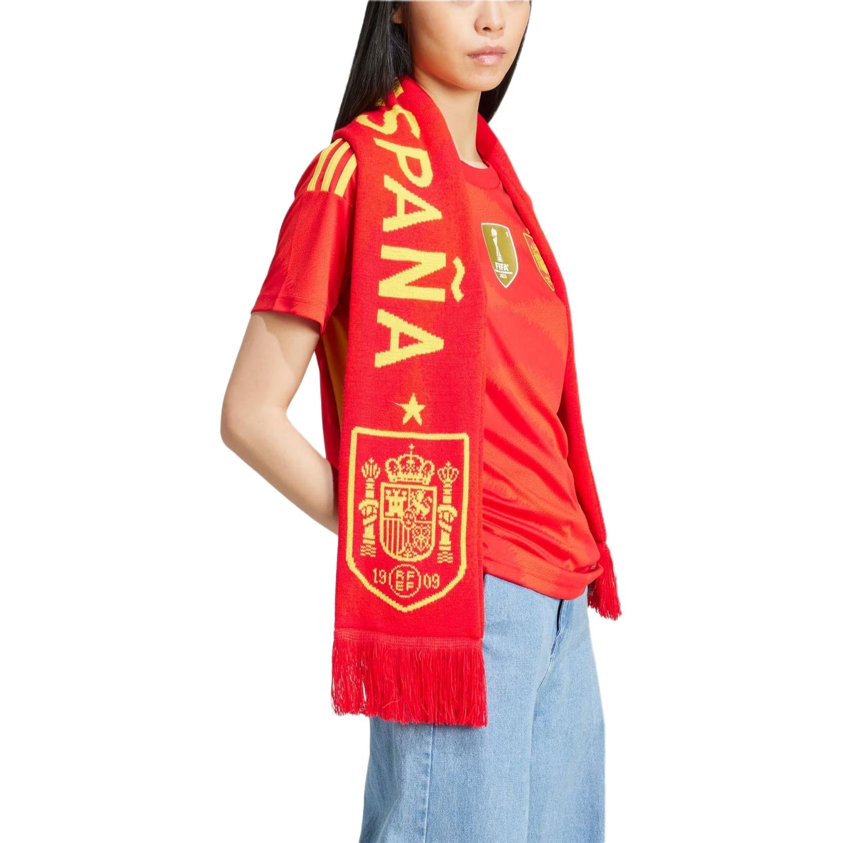 (WMNS) adidas Spain 24 Home Soccer Jersey Asia Sizing 'Red' IP9352