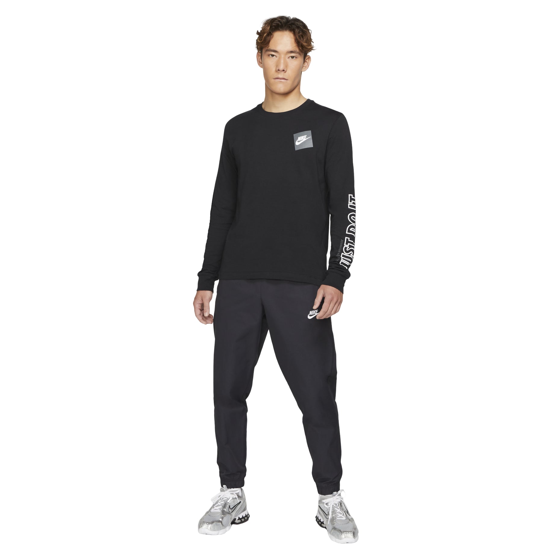 Nike Nsw Spe Wvn Athleisure Casual Sports Woven Bundle Feet Long Pants Black DD5311-010