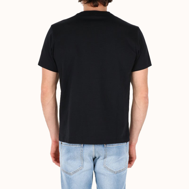 Men's KENZO SS21 Alphabet Tiger Head Printing Pattern Round Neck Short Sleeve Black FB55TS0264YG-99