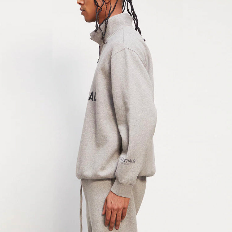 Fear of God Essentials FW20 Half Zip Pullover 'Oatmeal' 0192250500229260