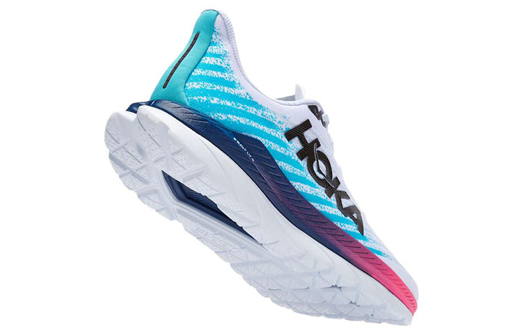 HOKA ONE ONE Mach 5 'White Scuba Blue' 1127893-WSBB