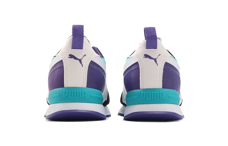 PUMA R78 Blue/White/Purple Low sneakers 373117-11