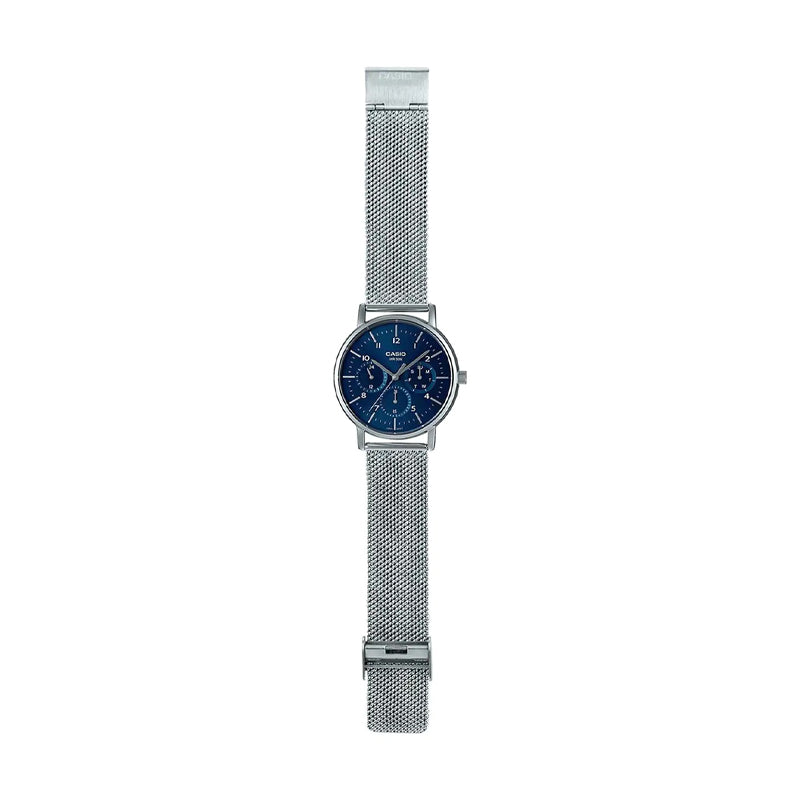CASIO Male DRESS Japan / South Korea Fashion Sports Blue Analog MTP-E321M-2AVDF