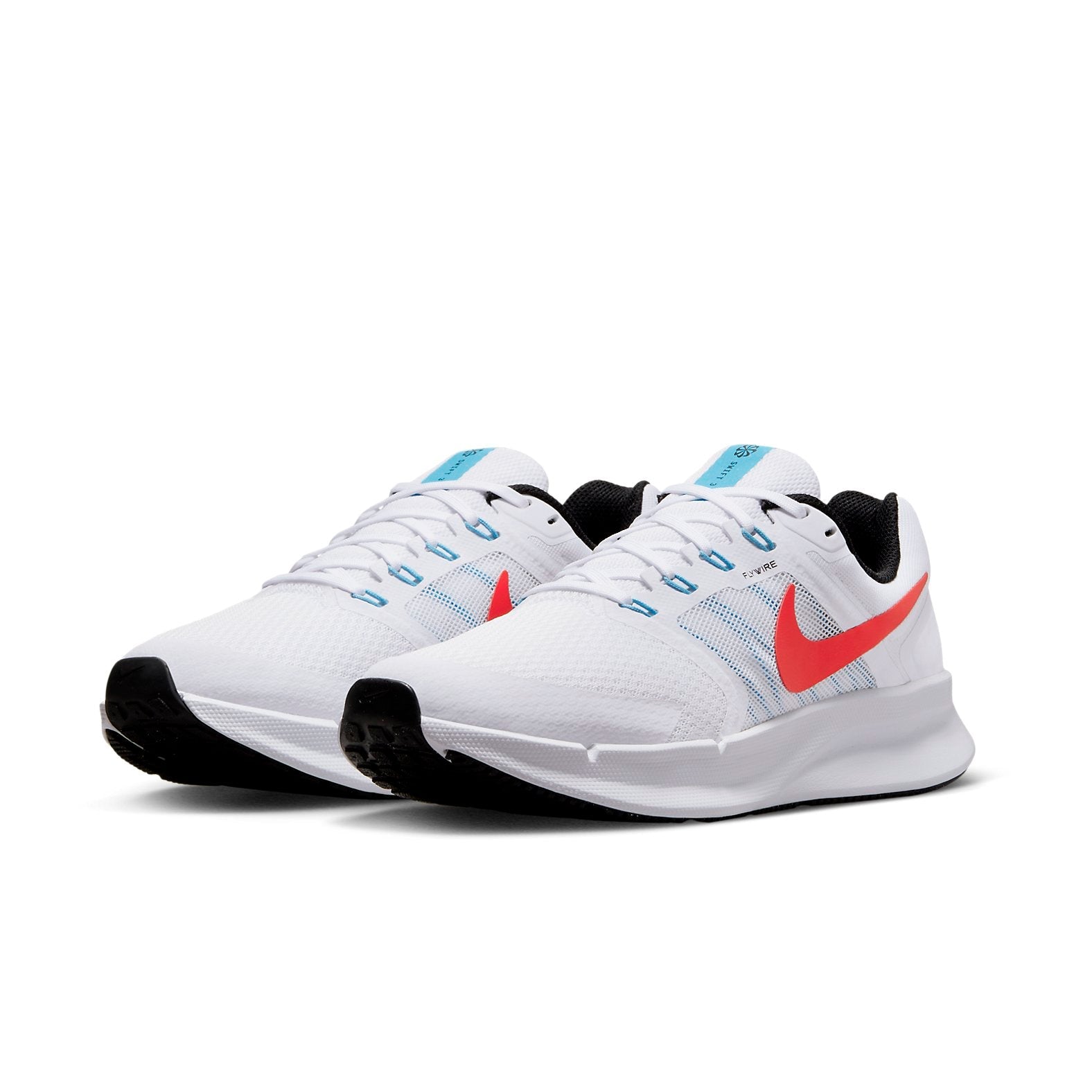 (WMNS) Nike Run Swift 3 Road Running Shoes 'White Red' DR2698-102