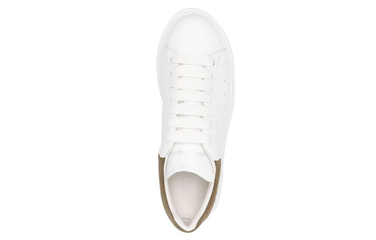 (WMNS) Alexander McQueen Oversized Sneaker 'White Khaki' 553770WHGP79256