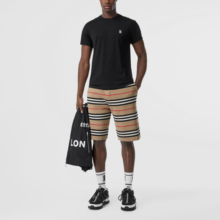 Burberry TB Logo Classic Short Sleeve Black 80140201