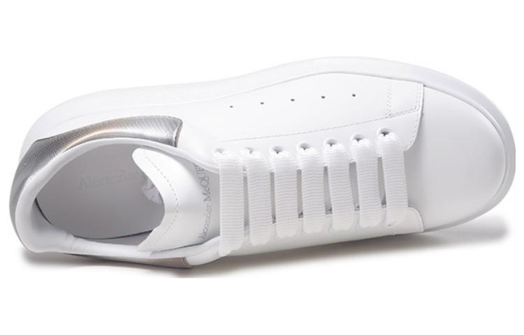Alexander McQueen Oversized Sneaker 'White Metallic Platinum' 586204WIBNR9732