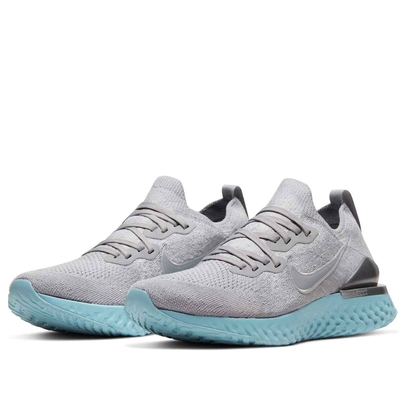 (WMNS) Nike Epic React Flyknit 2 'Wolf Grey Ocean Bliss' BQ8927-007
