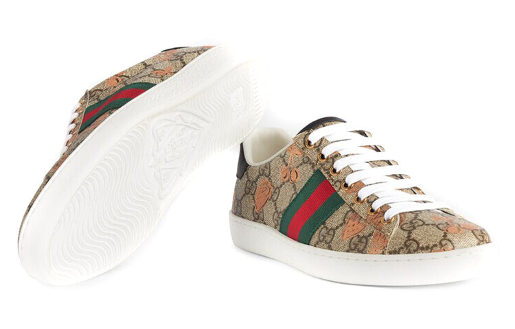 (WMNS) Gucci Ace GG Supreme 'Berry Print' 433900-UM610-8295