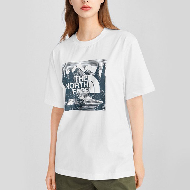 THE NORTH FACE Redbox Celebration T-Shirt 'White' NF0A7QRB-FN4