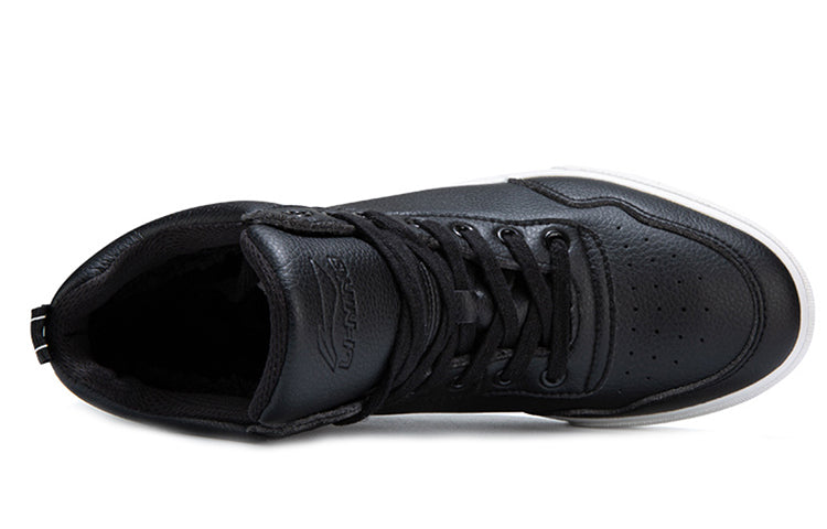 Li-Ning Classic Skateboarding Shoes Mid 'Black White' AGCP263-1