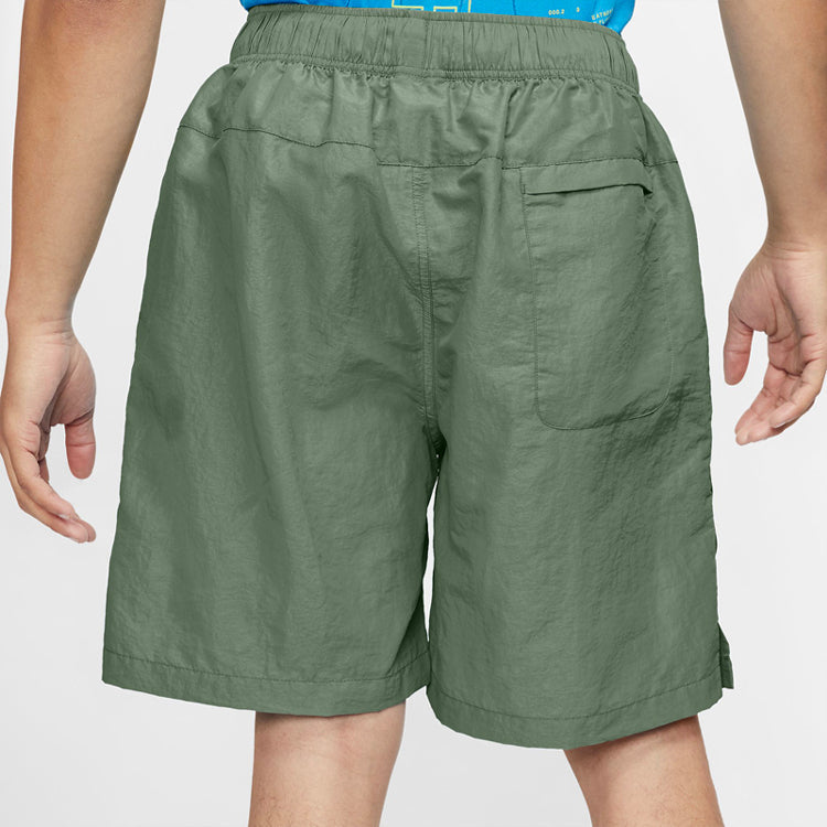Men's Air Jordan 23 Engineered Multiple Pockets Loose Cargo Sports Shorts 'Military Green' CN7299-313