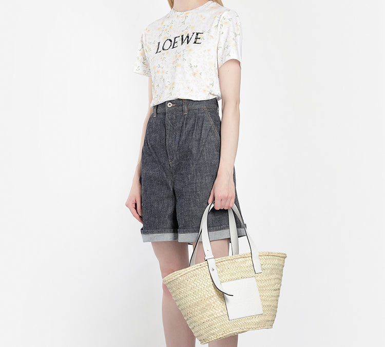 LOEWE Version Flower Cotton Short Sleeve White S540333XAR-2108
