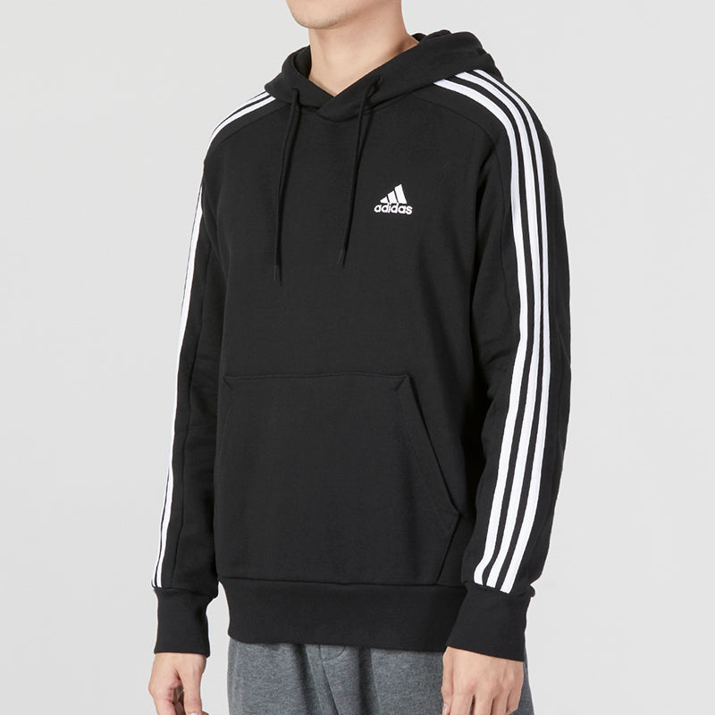 adidas French Terry 3-Stripes 'Black White' IC0435
