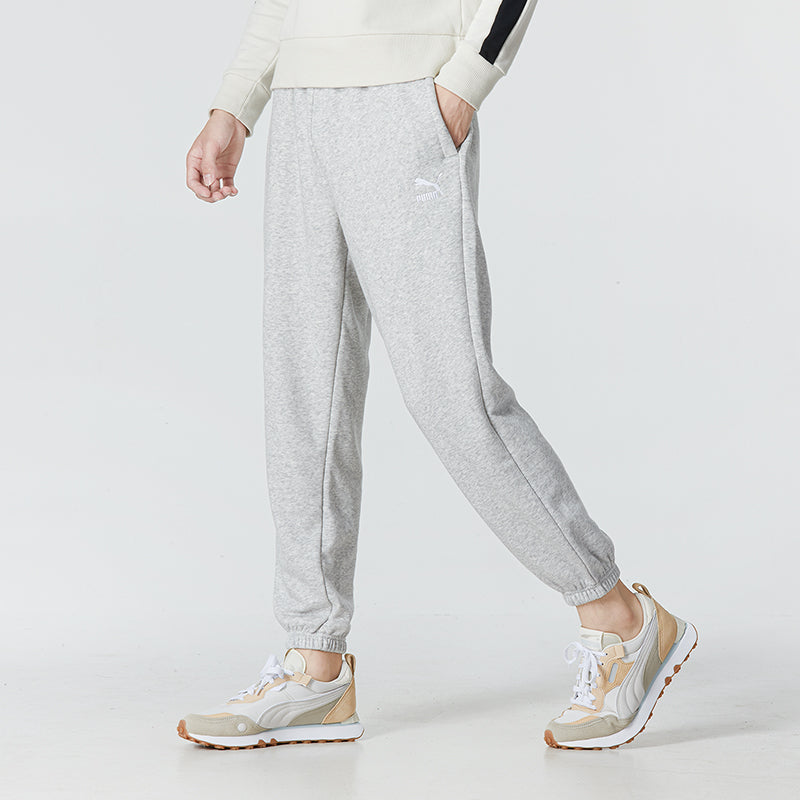 PUMA Classics Small Logo Sweatpants 'Grey' 537850-04