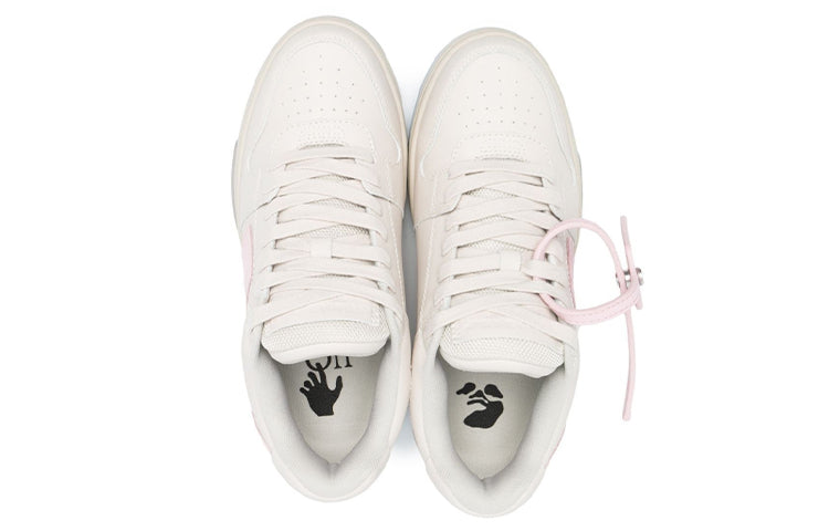 (WMNS) OFF-THITE Out Of Office Arrow-motif Low-top Sneakers Pink OWIA259S21LEA0016130