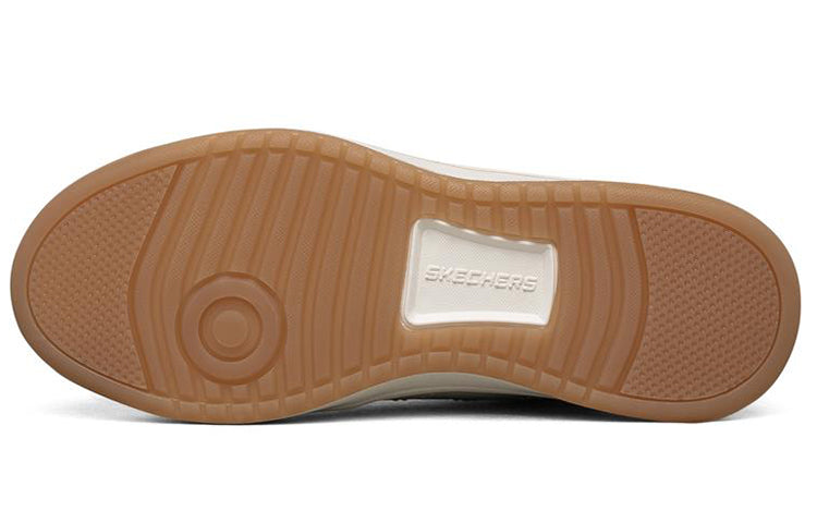 (WMNS) Skechers Downtown Low-Top Sneakers White/Pink 74431-WLPK