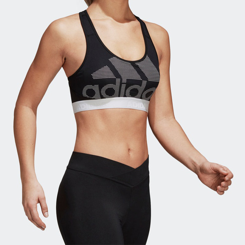 (WMNS) adidas DonAsia Sizing 't Rest Alphaskin Bra 'Black Grey White' DH4446