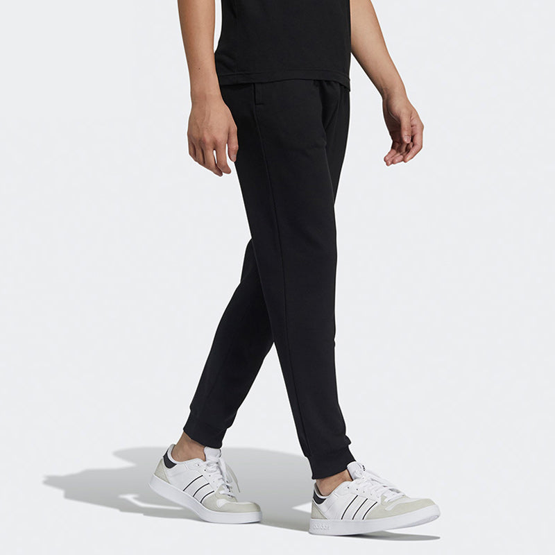 adidas neo M Ce Logo Tp1 Athleisure Casual Sports Knit Bundle Feet Long Pants Black GP4896