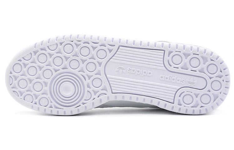 (WMNS) adidas originals Forum Mid 'Refined White/Metallic Silver' D98182