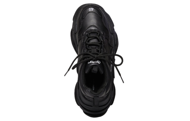 (WMNS) Balenciaga Triple S 'Black' 524039W2FA51000