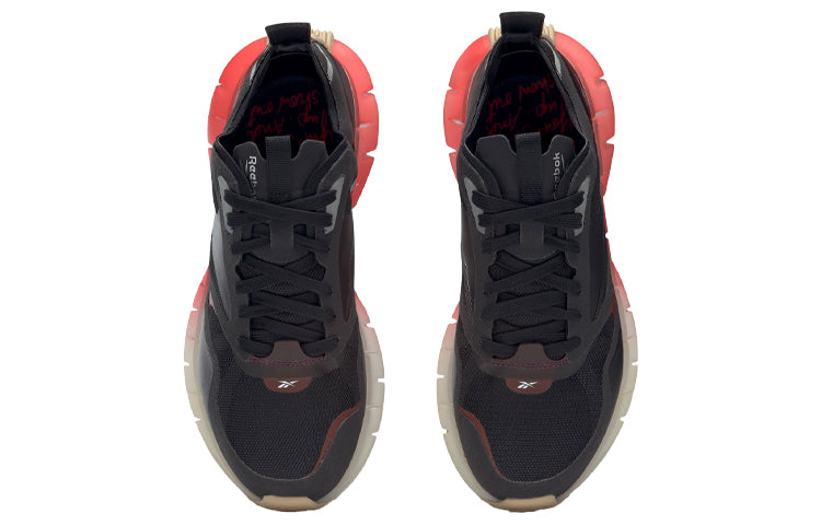 (WMNS) Reebok Zig Kinetica Horizon 'Black Maroon' FW6266