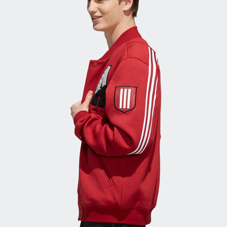 adidas neo M CS SV JKT Sports Jacket Red EI4742