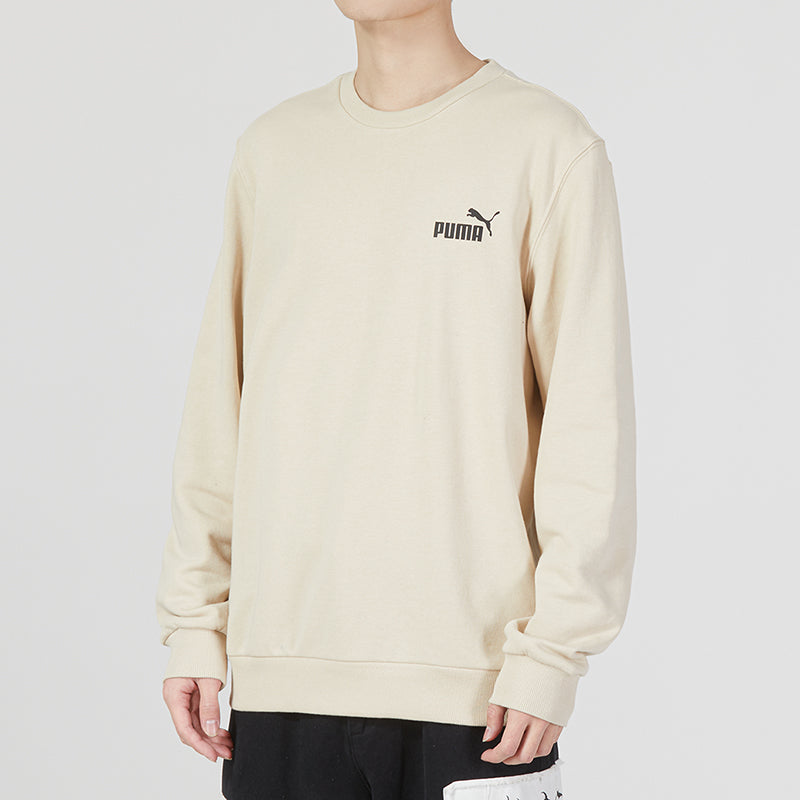 PUMA Ess Small Logo Crew Logo Sweater 'Beige' 621562-85