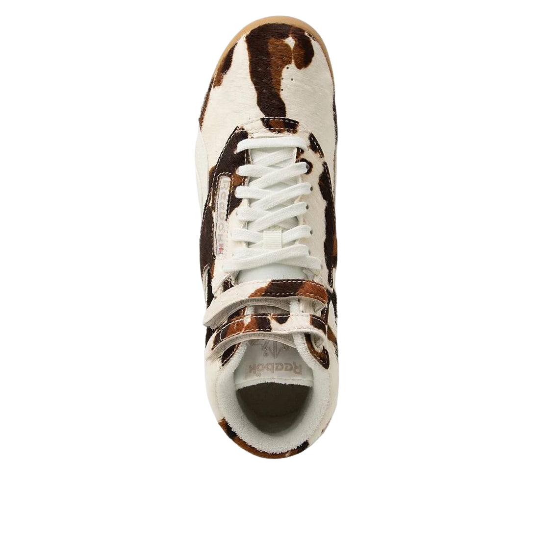 (WMNS) Reebok Freestyle Hi 'Cow' 100263870