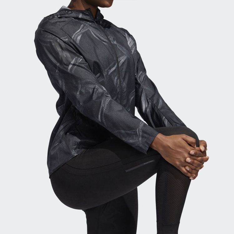 (WMNS) adidas Training Sports Hooded Jacket Black DW5960