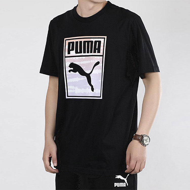 PUMA Running Training Gym Short Sleeve Black 599427-01