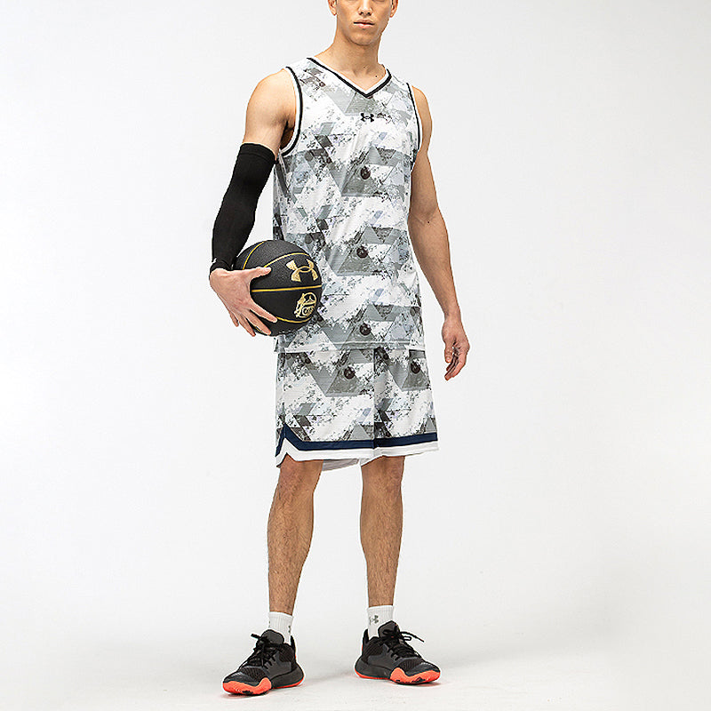 Under Armour Basketball Jerseys 'Grey White' 21500108-100