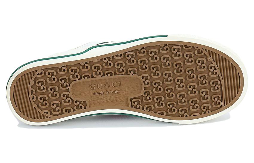 (WMNS) Gucci Tennis 1977 Low Top Sneaker 'White Green' 663578-2UX10-9070