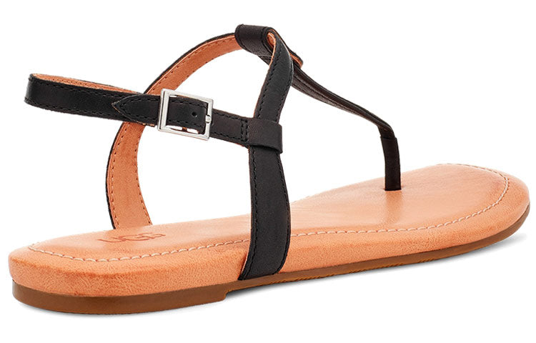(WMNS) UGG Madeena Sandals Black Brown 1119759-BLLE