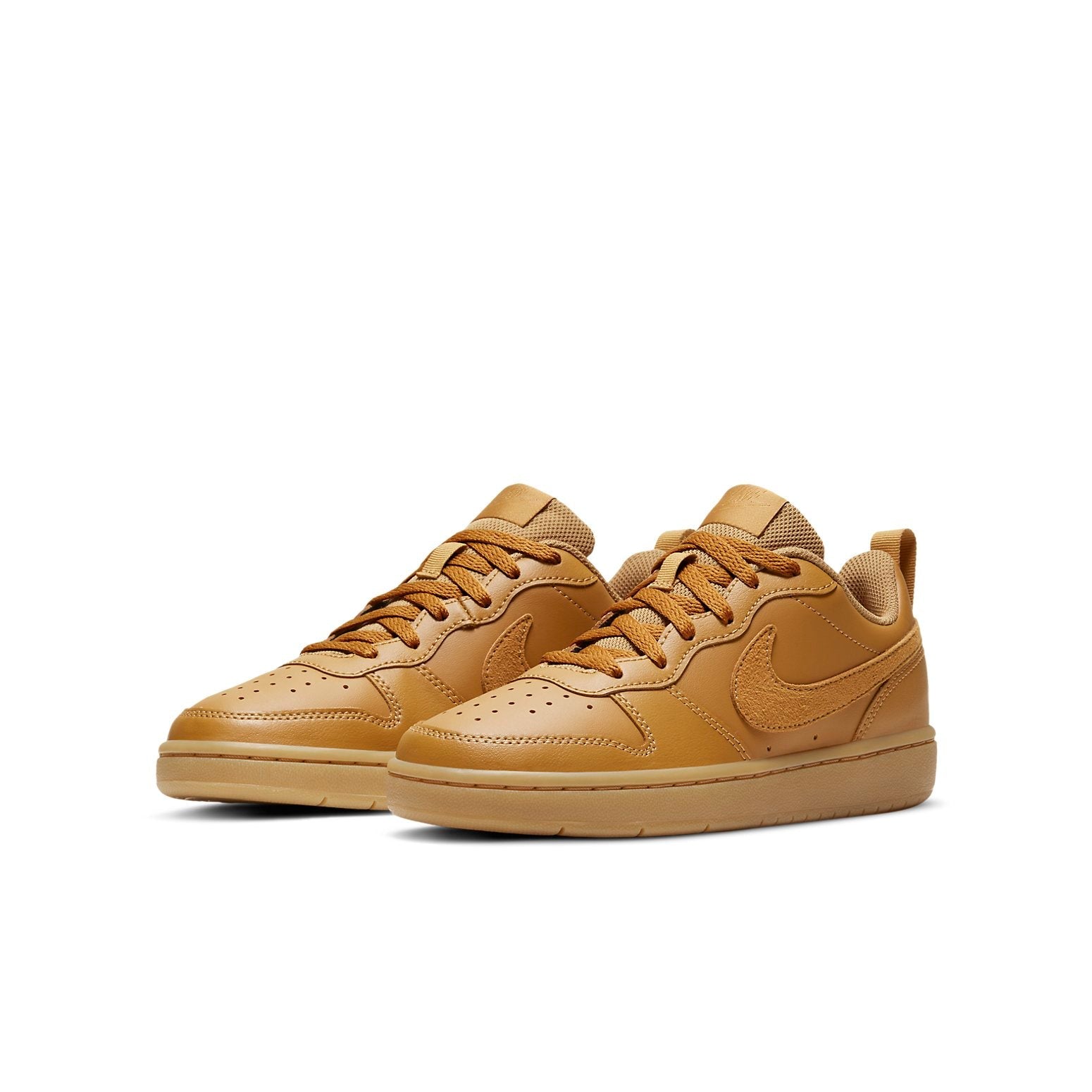 (GS) Nike Court Borough Low 2 'Wheat Brown' BQ5448-700