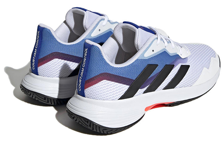 adidas Courtjam Control Tennis 'White Black Blue' HQ8468
