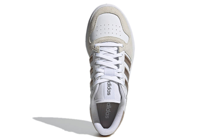 (WMNS) adidas Breaknet Plus 'White Champagne Metallic' FY9655