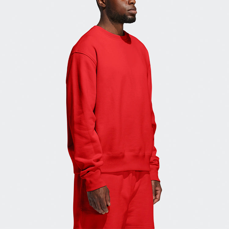 adidas x Pharrell Basics Crew Sweatshirt 'Red' GL6290